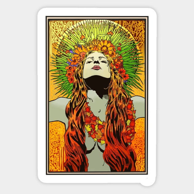 Sun Child Sticker by Soth Studio